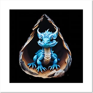 Blue Dragon Posters and Art